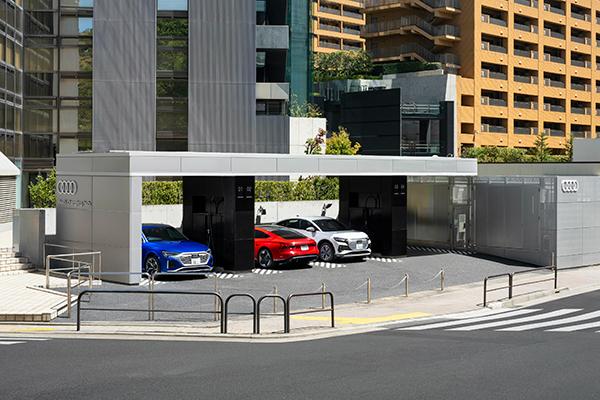 Audi opens first Tokyo charging hub