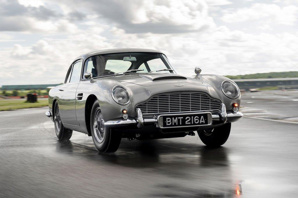 Driving a one-off Aston Martin DB5 V8 prototype