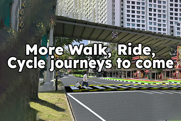 Additional S$1 billion to encourage "Walk, Cycle, Ride"